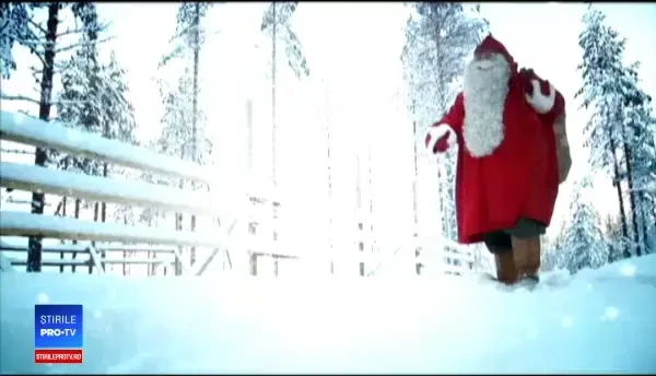 Moș Crăciun și-a început călătoria. Copiii din toată țara, nerăbdători să-l primească