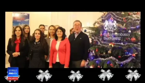 VIDEO. Ambasadorul Marii Britanii la București cântă ”O, ce veste minunată” în limba română