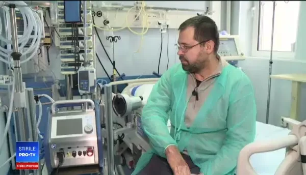 Aparatul care i-a salvat viața lui Mihai, rănit în Colectiv. Avem doar 5 în toată țara
