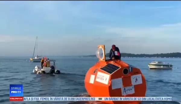 Un francez traversează Atlanticul într-un butoi. Teoria pe care vrea să o testeze