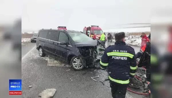 Tragedia românilor întorși de sărbători din Franța. Filmul accidentului cu 5 victime