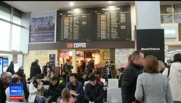 Aglomerație în aeroporturi. Destinațiile alese de români pentru noaptea de Revelion