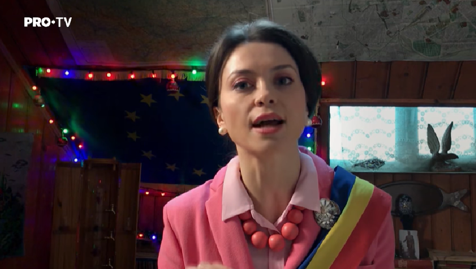 Discursul ”primăriţei” Gianina din Las Fierbinți: ”Români, faceţi ca mine, staţi degeaba”