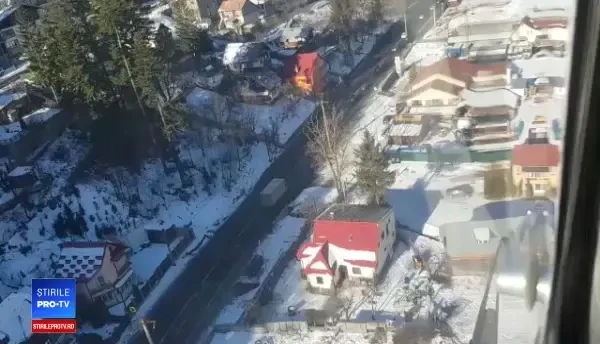 Circulaţie îngreunată pe Valea Prahovei din cauza unui accident rutier