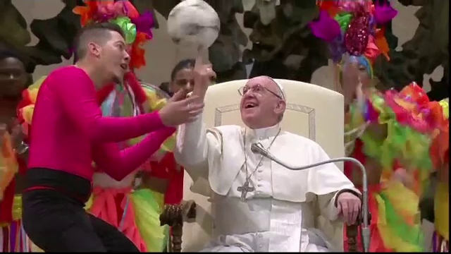 Spectacol de circ pentru Papa Francisc, la Vatican. Mesajul Suveranului Pontif