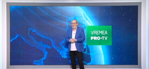 Busu a prezentat vremea pentru prima dată în platoul Știrilor ProTV după infarct