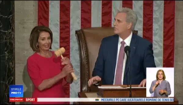 Nancy Pelosi este din nou preşedinta Camerei Reprezentanţilor din Congresul SUA