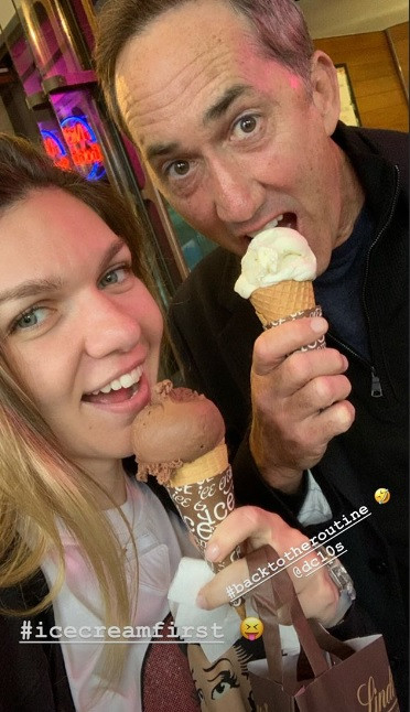 Simona Halep s-a întâlnit cu Darren Cahill la Sydney. Mesajul româncei. FOTO
