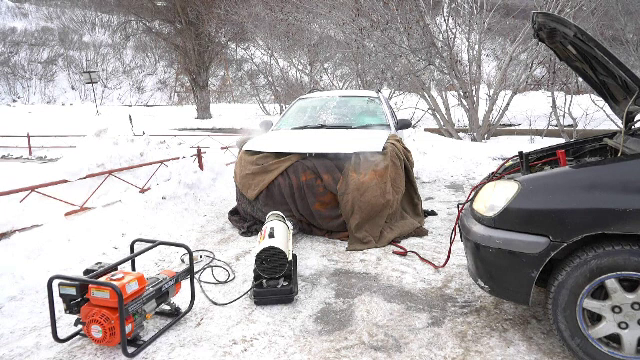 Ger extrem în Europa și Asia. Zona în care temperatura a scăzut până la minus 50 de grade