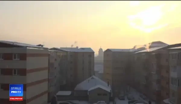 Cea mai geroasă noapte din România. La Obârșia Lotrului, în Vâlcea, au fost -23,5 grade