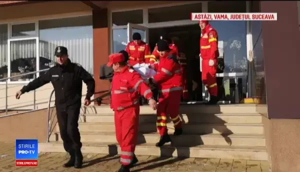 Incendiu violent la un azil de bătrâni, în Suceava. Planul Roșu de Intervenție activat