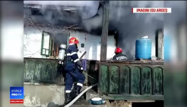 Gestul care i-a adus moartea unui bărbat din Argeș. Omul nu suporta fumul de la lemne