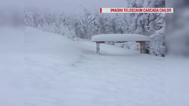 Cod roşu de avalanşă în Munţii Rodnei. Grosimea stratului de zăpadă