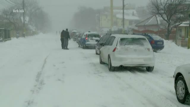 Sud-estul ţării, sub cod galben. Cât de mare va fi zăpada în Capitală
