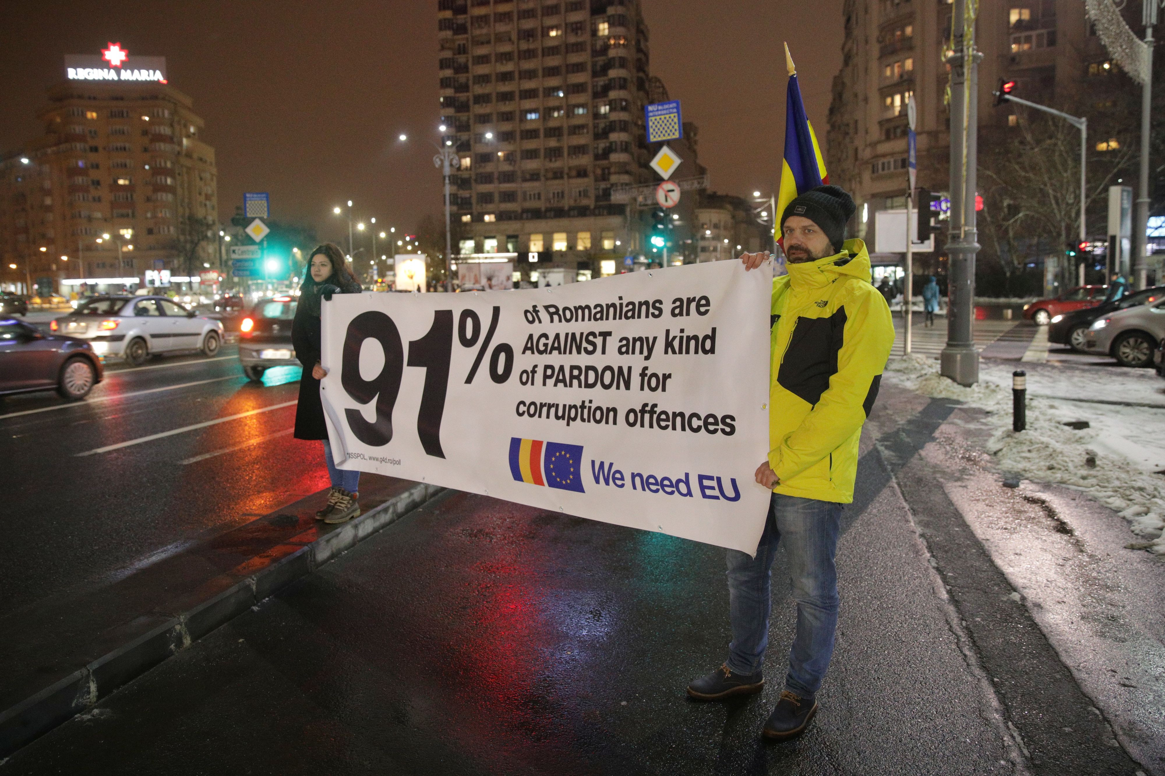 Protest ateneul roman