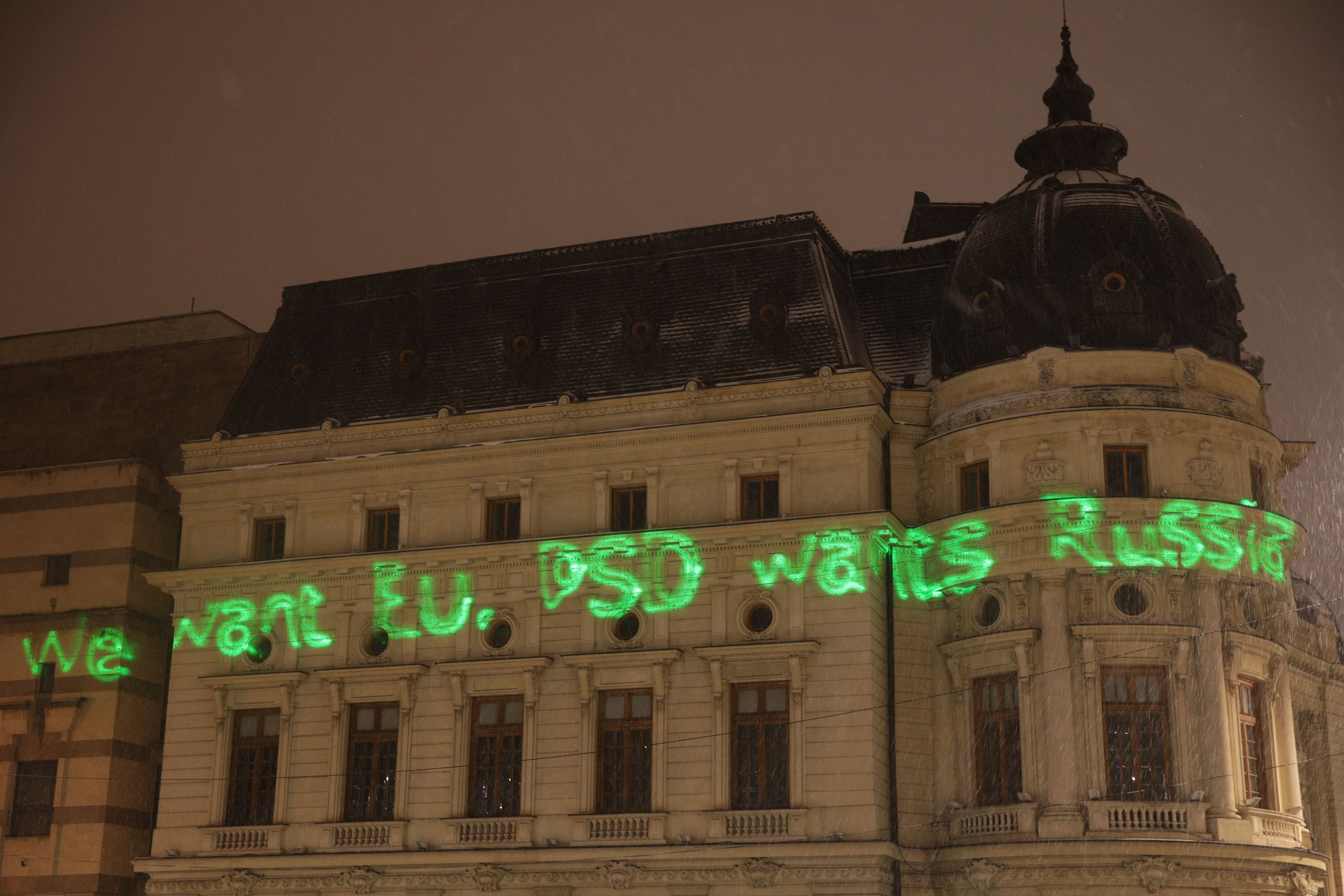 Protest ateneul roman