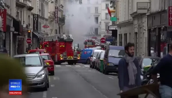 Explozie puternică într-o zonă turistică din Paris. Sunt 20 de victime. FOTO