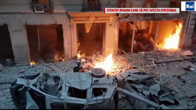 Momentul exploziei din Paris, filmat de un jurnalist italian. „Mi-a explodat în față”