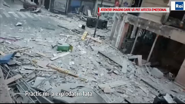 Momentul exploziei din Paris, filmat de un jurnalist italian. „Mi-a explodat in fata”