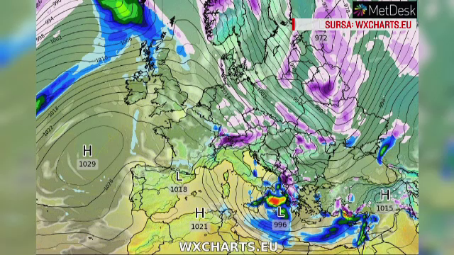 Un ciclon din Atlantic lovește România. Zonele afectate de zăpadă și vânt puternic