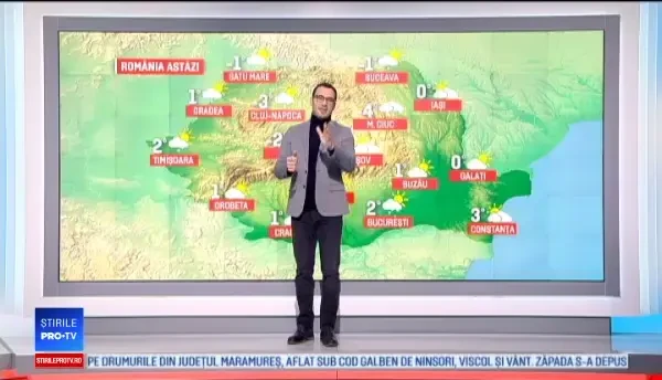 Vremea 15 ianuarie 2019. Temperaturi scăzute și vânt puternic în multe regiuni din țară