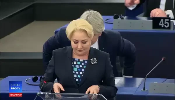 Dăncilă, la Strasbourg: Românii resimt inechități, țara lor este ținută în afara Schengen