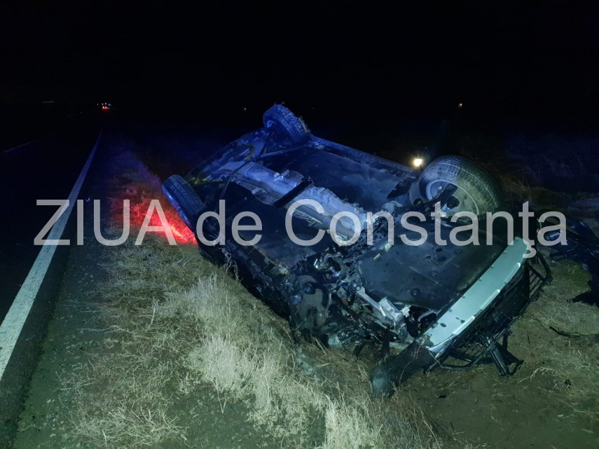 Doi morți și doi răniți într-un accident în județul Constanța. Șoferul vinovat era băut