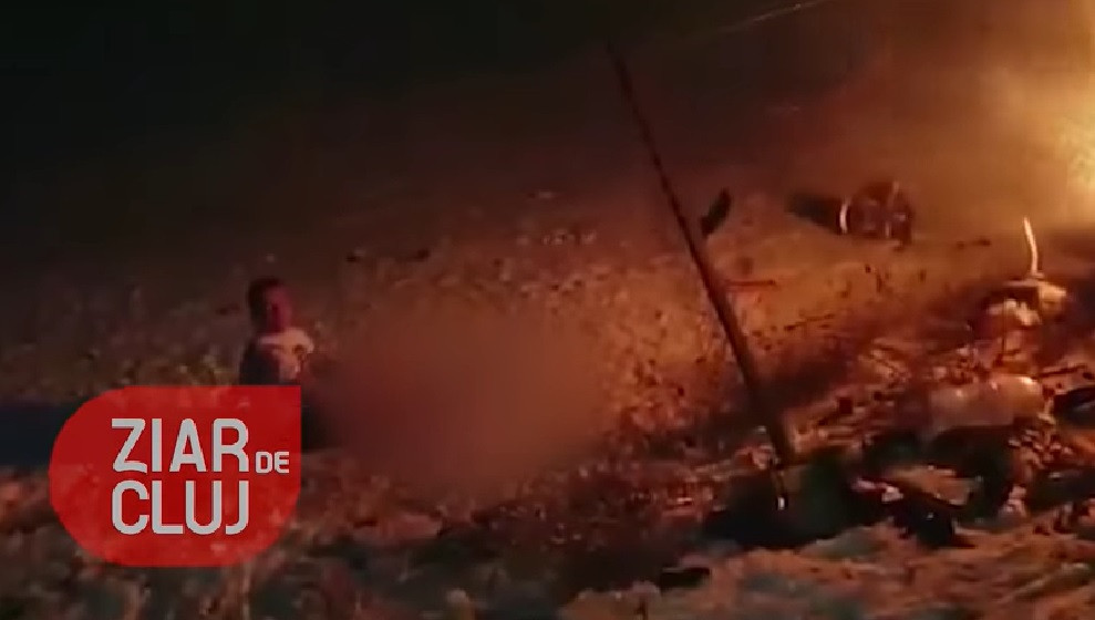 Imagini cutremurătoare filmate imediat după accidentul în care a murit o studentă în Cluj