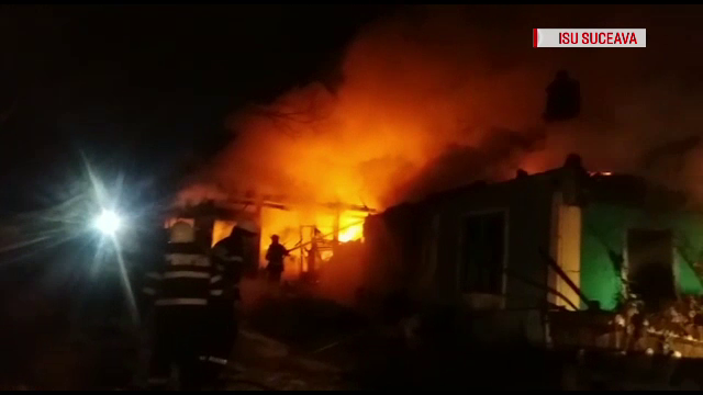 Incendiile din Suceava au făcut două victime: un bărbat a murit intoxicat, iar o femeie a făcut atac de cord