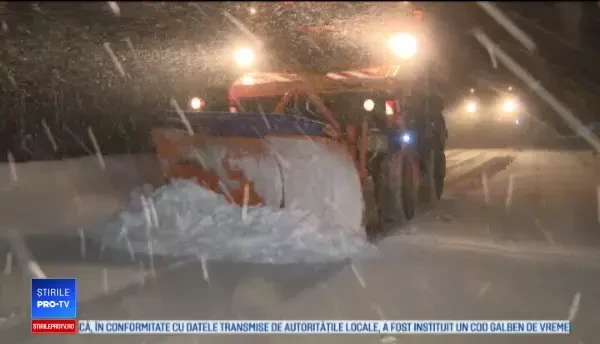 Ninsori abundente în județele vizate de avertizare. În Gorj există zone cu zăpadă de 2 m