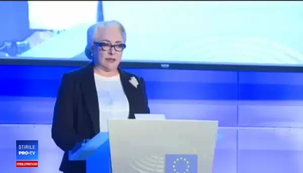 Dăncilă a inventat un cuvânt și a anunțat că sprijină ”combaterea Holocaustului”. VIDEO