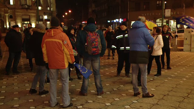 Peste 50 de timișoreni au ieșit în stradă împotriva Ordonanței de amnistie și grațiere