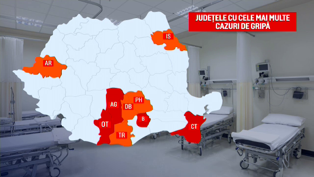 Gripa face ravagii şi în Bulgaria: 3 morți. La noi, numărul îmbolnăvirilor e în creştere