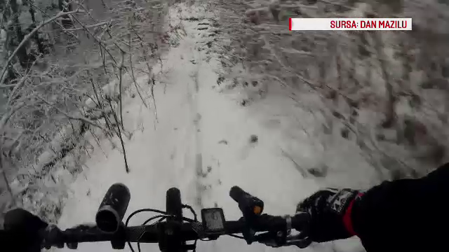 Senzații tari cu bicicleta, la Bâlea Lac: „Am prins 67 la oră”