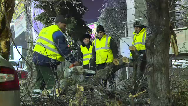 „Situație fără precedent”, după 4 zile de ploaie înghețată. 62.000 de case, fără curent