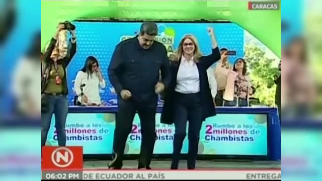 Maduro sfidează Europa, cât și pe oponenții săi politici. Ce a făcut la un eveniment. VIDEO