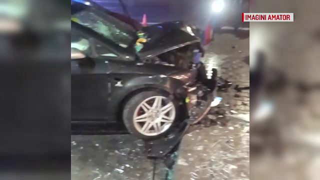 Dezastrul provocat de un șofer începător din Craiova, care voia să alimenteze mașina