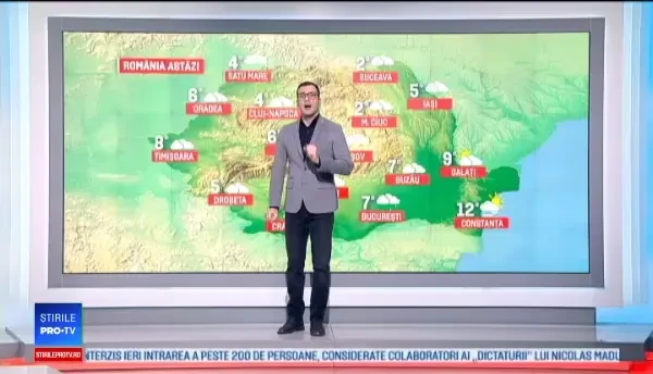 Zi mohorâtă, cu ploi şi lapoviţă. În weekend se anunţă soare şi temperaturi de primăvară
