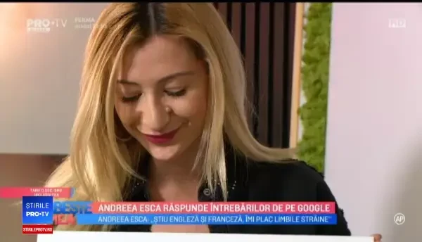 Andreea Esca a răspuns întrebării legate de salariul pe care îl câştiga la Pro TV