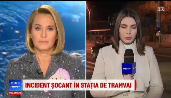 Bărbat mort după ce ar fi fost împins în fața tramvaiului. FILMUL evenimentelor