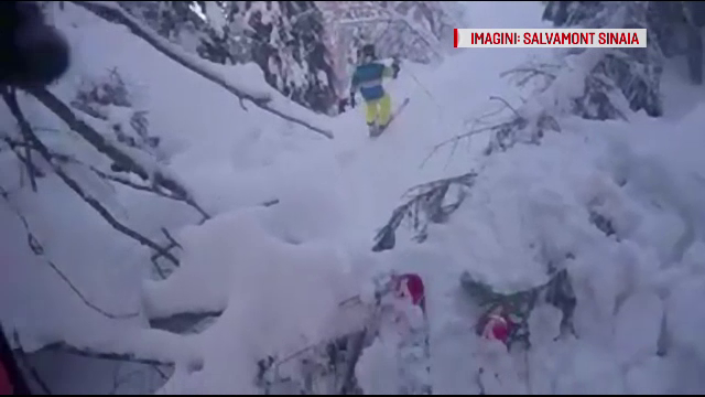 Trei schiori, recuperați de salvamontiști după ce s-au rătăcit în Bucegi