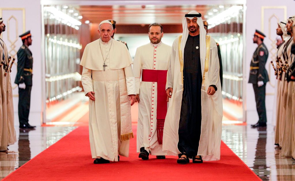 Papa Francisc, într-o vizită istorică în Emiratele Arabe Unite