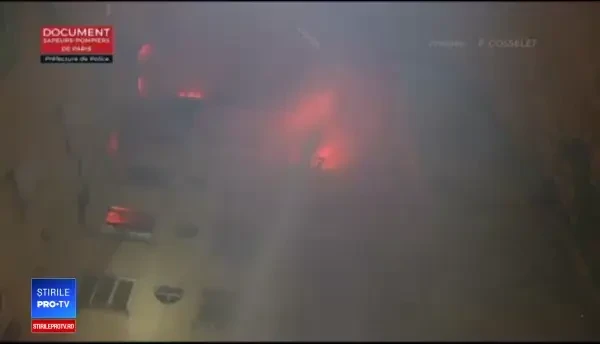 Oamenii cereau ajutor de la ferestre. 9 oameni au murit într-un incendiu violent în Paris