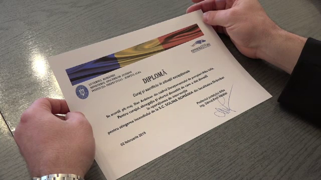Pompieri premiati la Alba Iulia