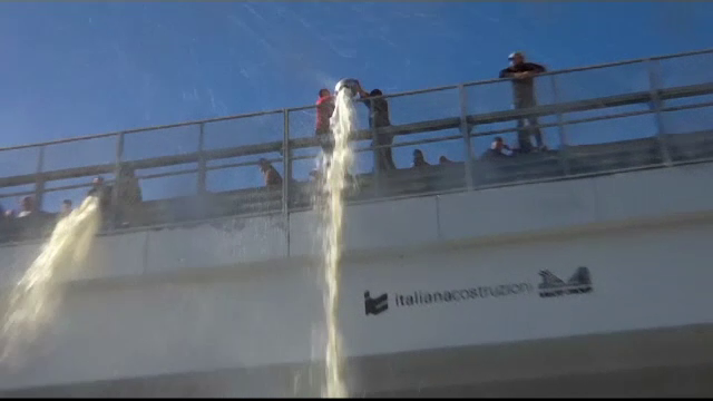 lapte varsat peste masini in Sardinia