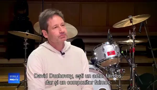 David Duchovny, interviu pentru Știrile ProTV: „Fanii români sunt iubitori. Sunt mișcat”