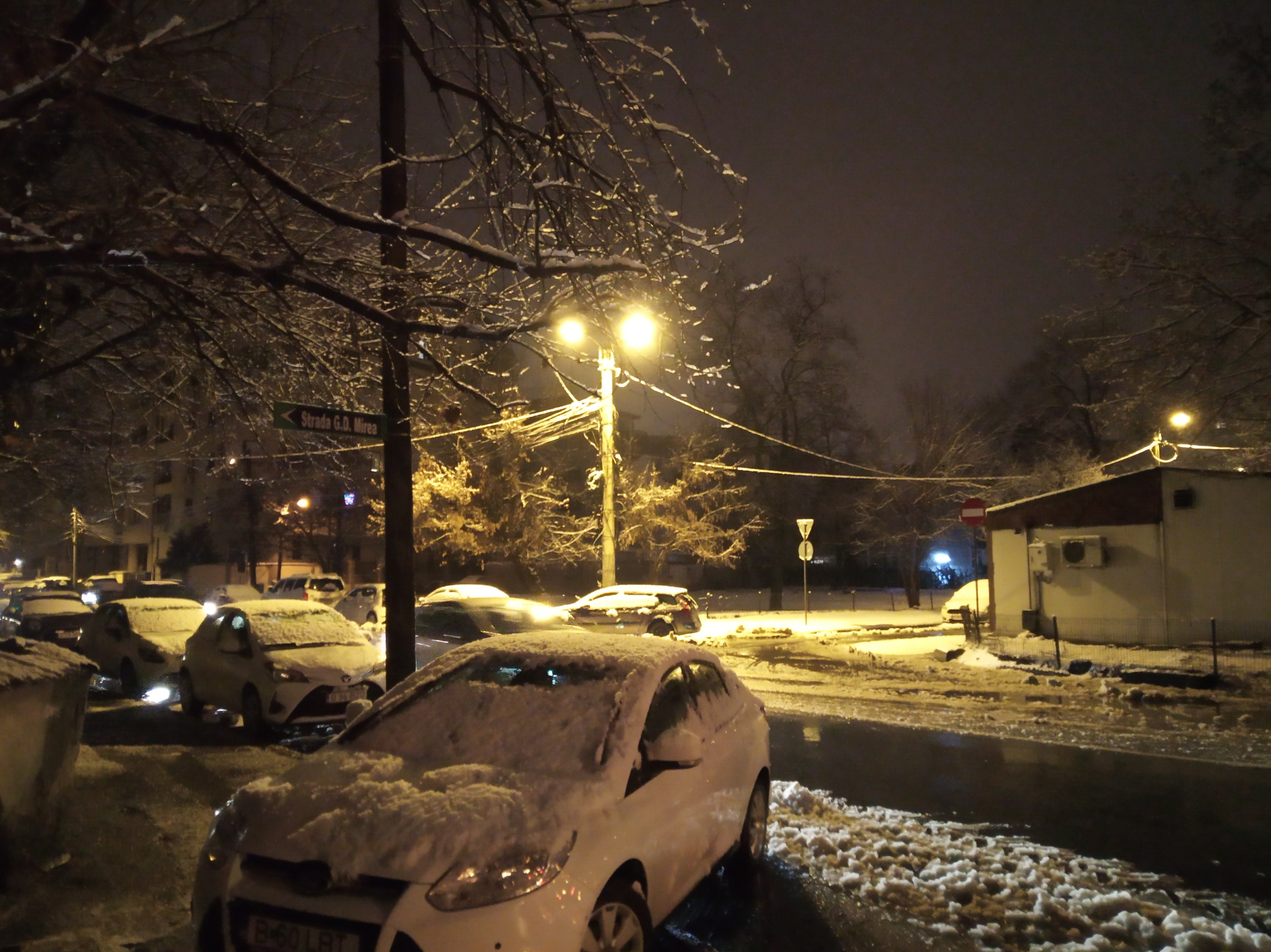 Ninsori în Capitală și mai multe județe. Pericol de avalanșă la munte