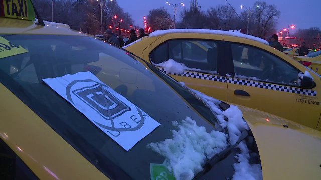 protest al taximetristilor