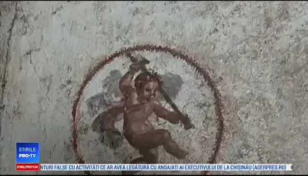 Descoperirea unui personaj mitologic la Pompeii, pe o frescă. Pe cine reprezintă
