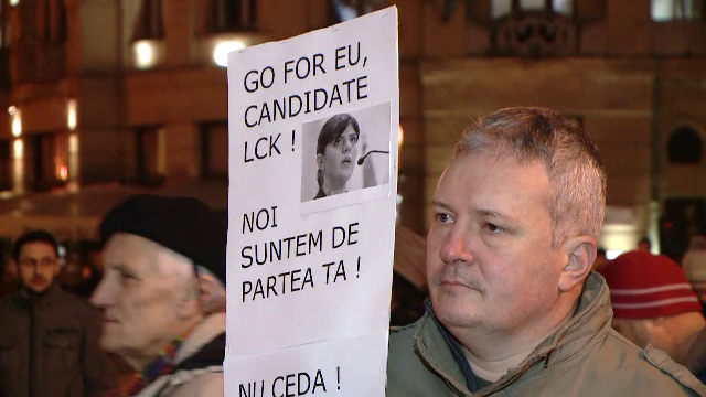 manifestări susținere Laura Codruța Kovesi
